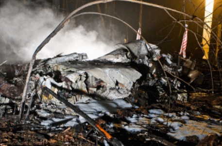Разбившийся под Минском самолет не вписался в координаты