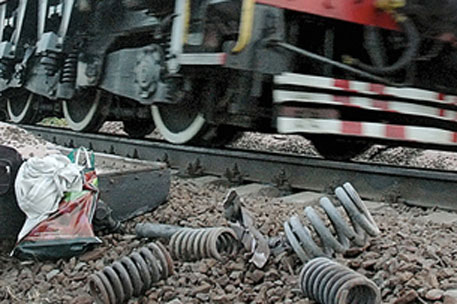 В Грузии взорвали пассажирский поезд