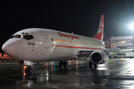 Georgian Airways проведет чартеры в Россию 8-10 января