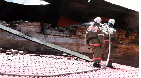 В Капшагае из-за пожара эвакуировали 23 человека