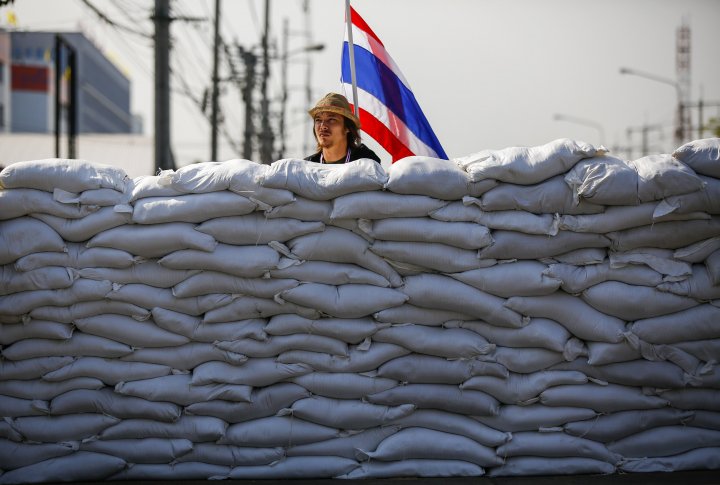 Баррикада в центре Бангкока. ©REUTERS