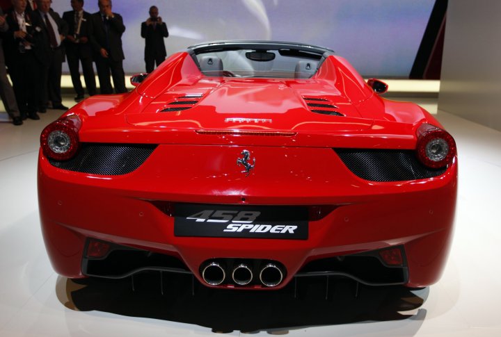 Ferrari 458 Spider. ©REUTERS