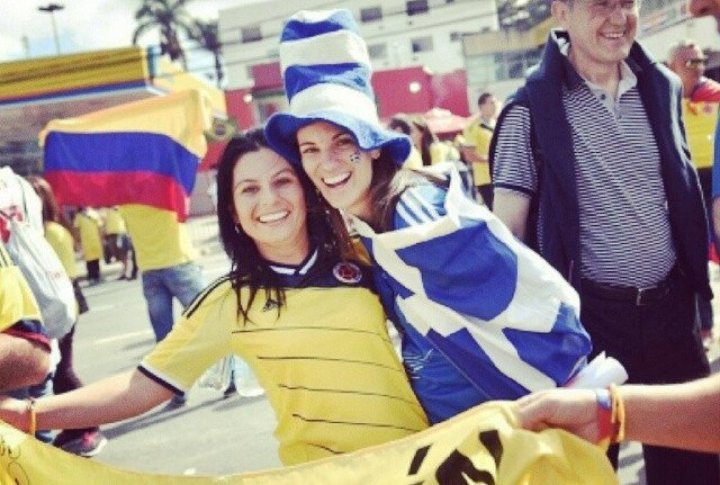 На улицах города царит невероятная атмосфера, болельщики стали уже друг другу родными. Фото instagram.com/brazil.world.cup2014©