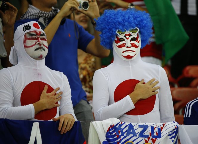 Болельщики сборной Японии. ©REUTERS