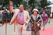 На красной дорожке X международного кинофестиваля "Евразия"