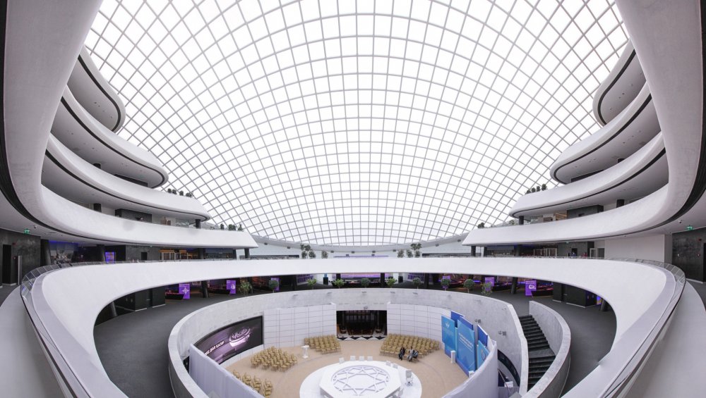Здание Назарбаев центра построено в 2013 году по проекту британского архитектора Нормана Фостера. Фото Турар Казангапов ©
