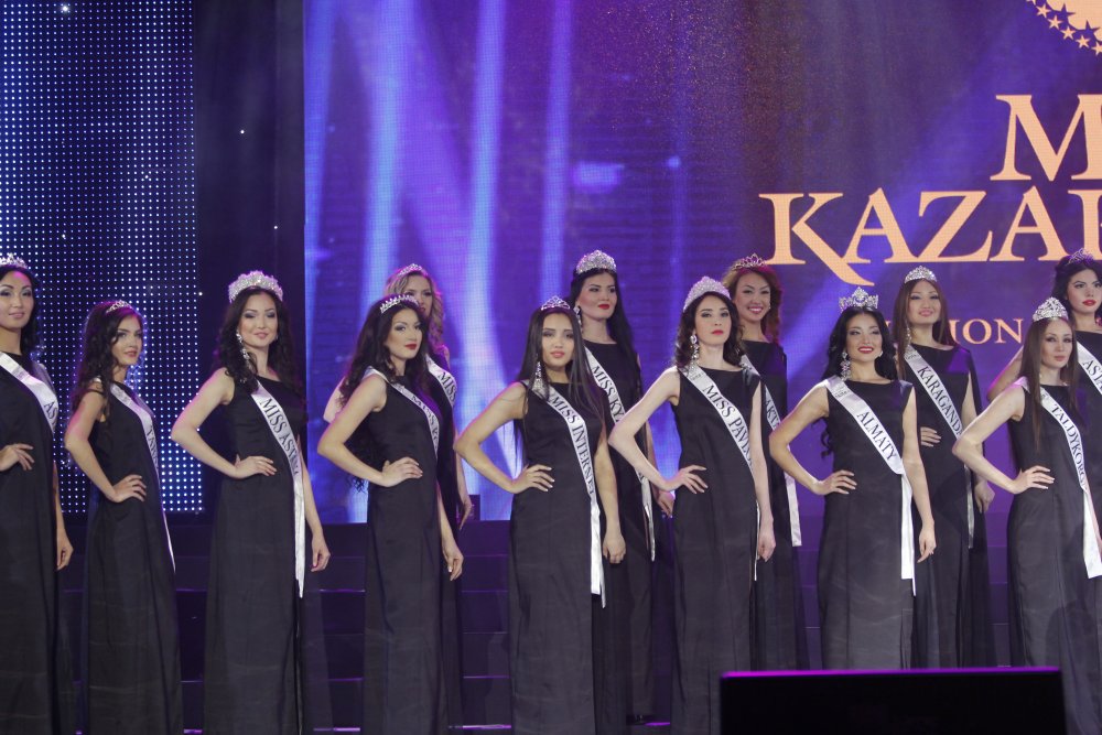 Участницы конкурса красоты "Мисс Казахстан-2014" ©Дмитрий Хегай