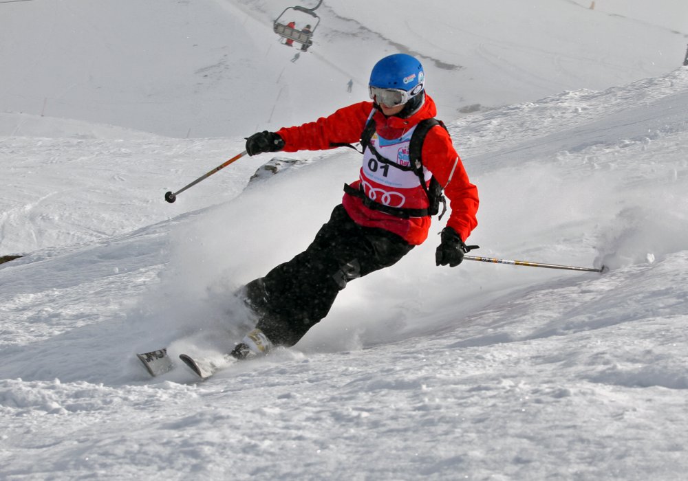 Опытные лыжники оценили выбранную организаторами трассу, как достаточно сложную. Фото © Николай Колесников