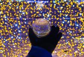 Красивый лед. Так Астану еще никто не украшал