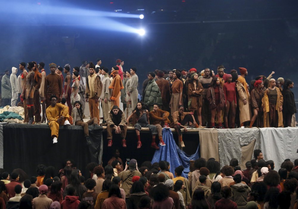 Презентация коллекции Канье Уэста Yeezy Season 3. ©REUTERS