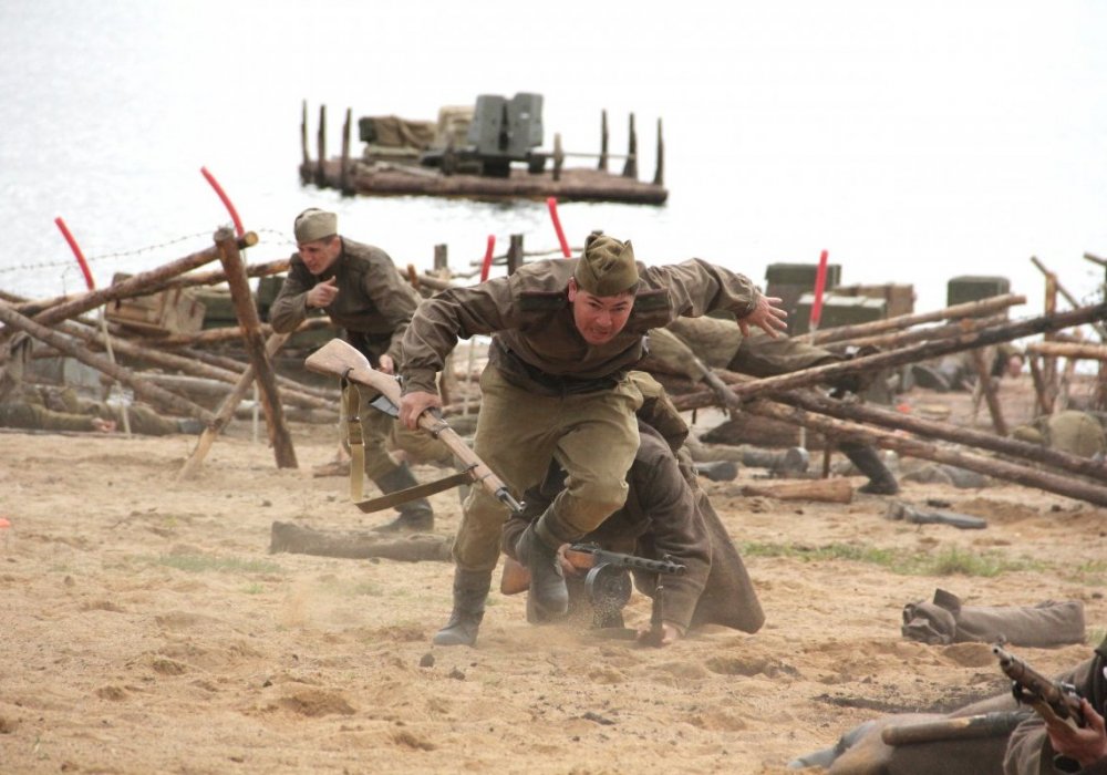 Съемки боевых сцен проходили в Минске. Там было отснято 30 главных батальных сцен картины.