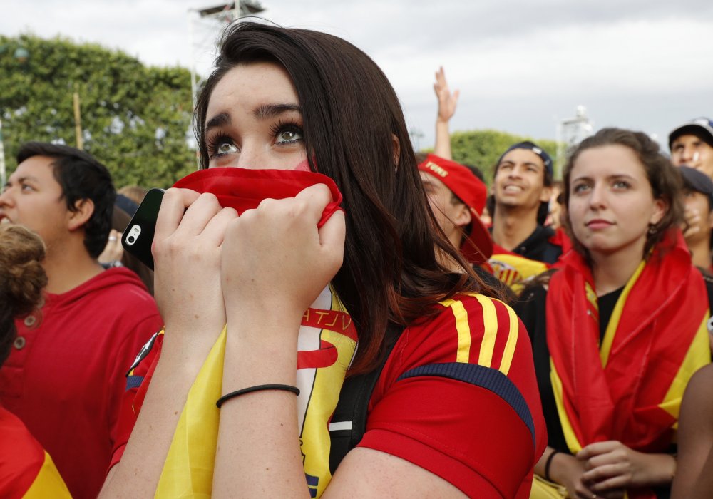 Болельщицам Испании было из-за чего расстраиваться в матче с Италией.