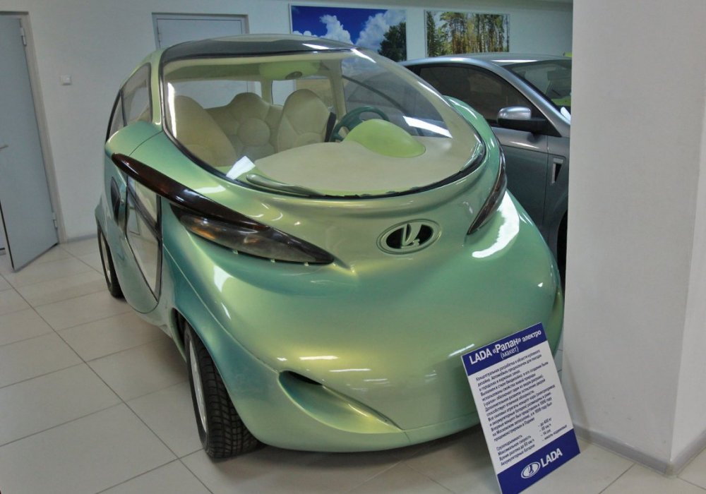 Так, это макет электромобиля LADA "Рапан".