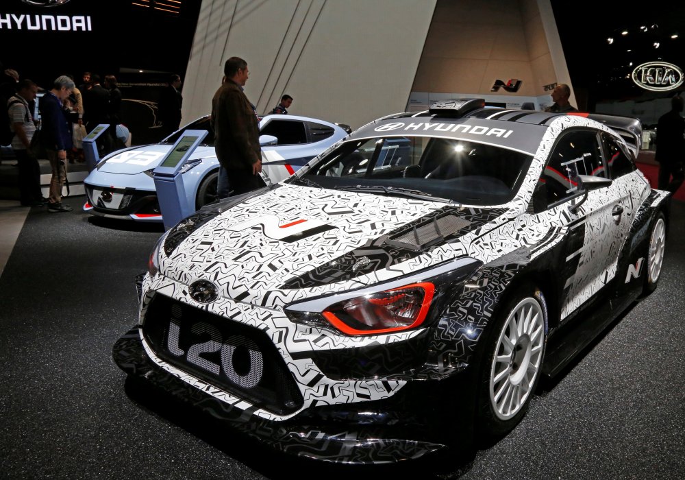 Hyundai I20 WRC. © REUTERS