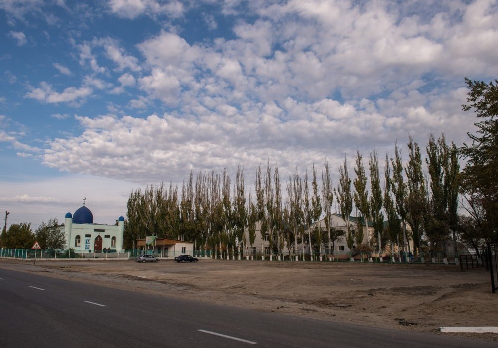 Это село Шиели, его считают казахстанской столицей риса.