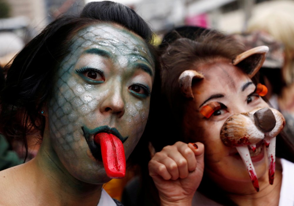 Участники парада Хэллоуина в Кавасаки, Япония. REUTERS ©