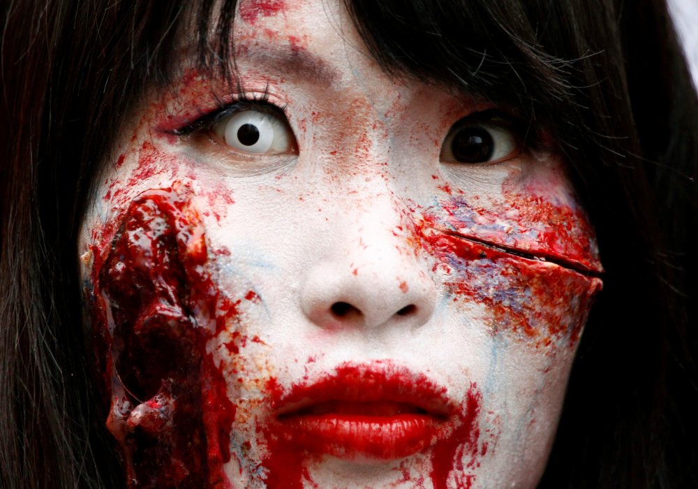 Участник парада Хэллоуина в Кавасаки, Япония. REUTERS ©