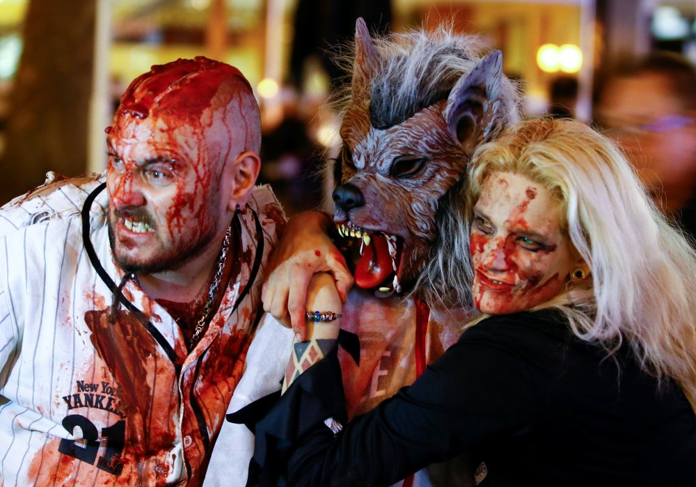 Участники парада зомби. Эссен, Германия. REUTERS ©