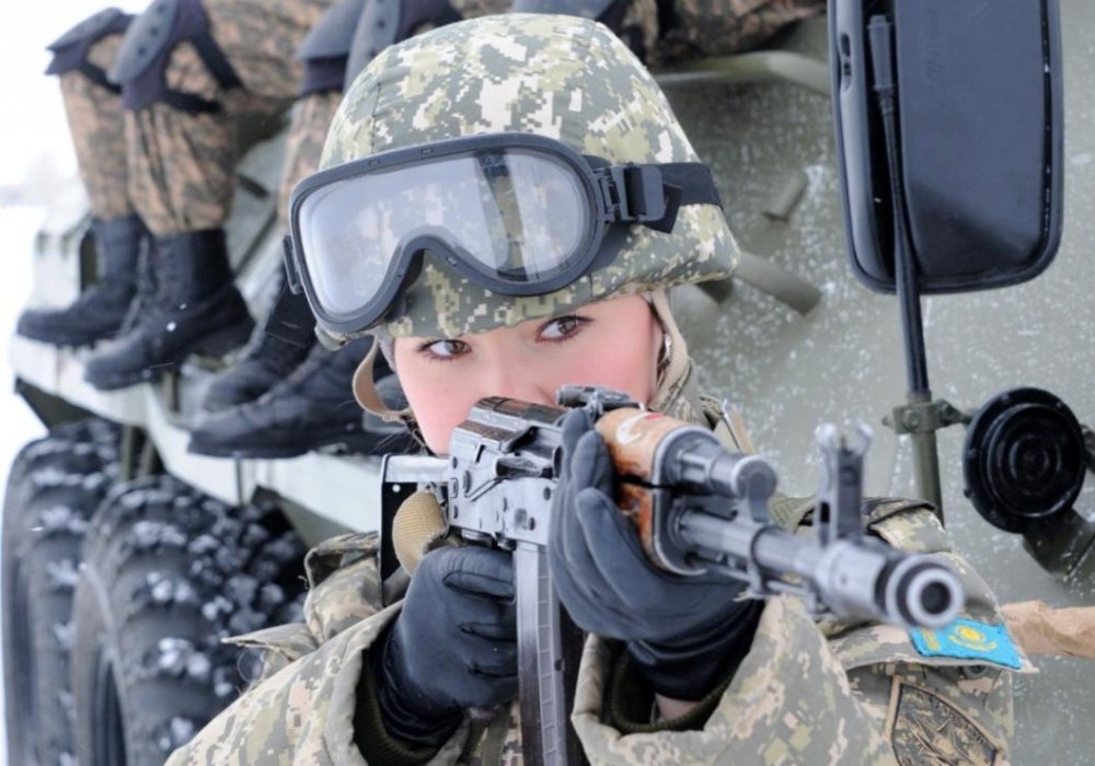 Женщины занимают достойное место в казахстанской армии
