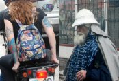 "Цветная рокерша" и "человек в клетке Фарадея". Фотограф находит необычное в алматинцах