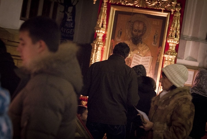 Православные Казахстана отмечают Рождество. Фото Владимир Дмитриев©