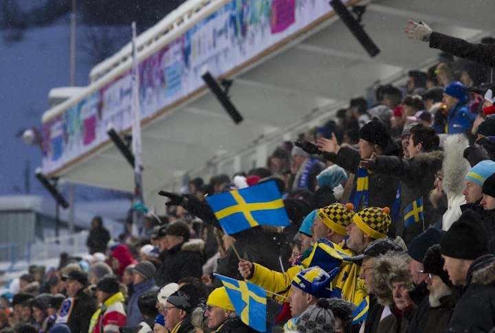 Полуфинальный матч между сборными Казахстана и Швеции. <br>Фото Владимир Дмитриев©