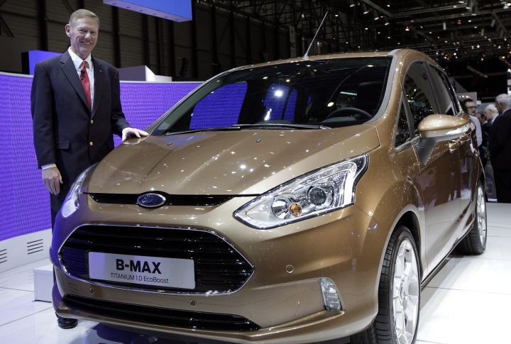 Президент Ford Motor Company представляет модель B-Max. Фото ©REUTERS