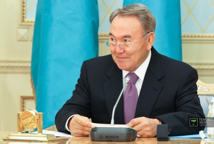 Президент Казахстана Нурсултан Назарбаев. Фото Даниал Окасов©