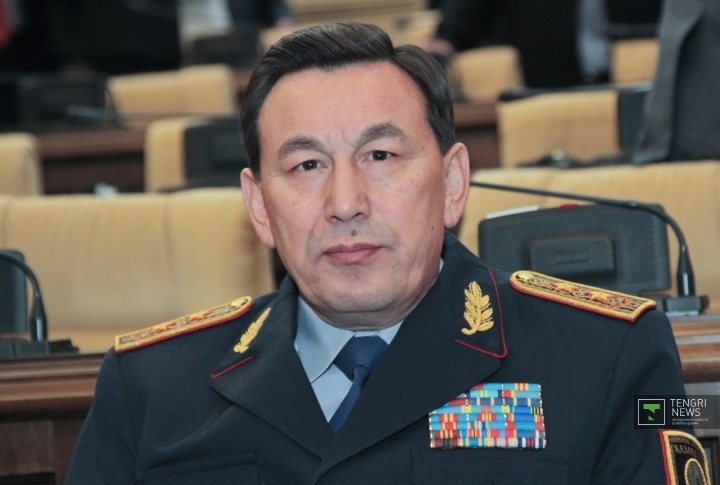 А вот улыбающегося министра внутренних дел Калмуханбета Касымова у нас не оказалось. Фото Даниал Окасов©