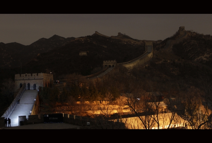 Великая Китайская стена. После отключения. Фото REUTERS/Jason Lee©