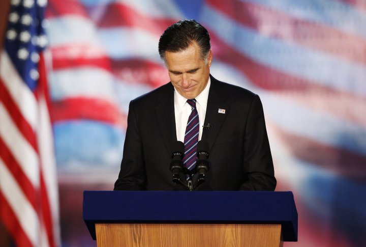 Митт Ромни признал свое поражение на выборах. Фото ©REUTERS