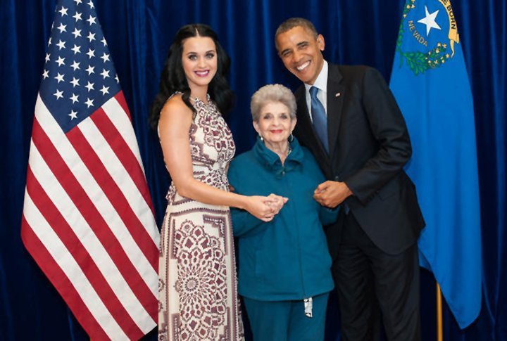 Кэти Перри с Бараком Обамой. ©twitter.com\katyperry