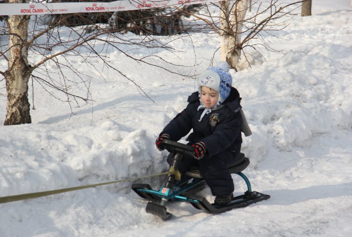Самый юный участник заезда. Фото Дмитрий Хегай©
