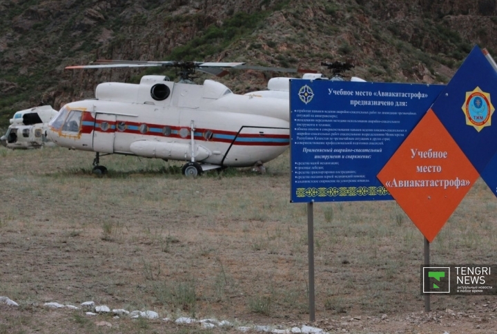 Учебная площадка для отработки спасателями авиакатастрофы. Фото ©Владимир Прокопенко