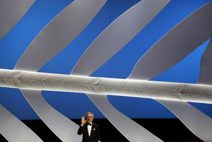 Президент жюри Стивен Спилберг на церемонии открытия 66-го Каннского кинофестиваля. Фото ©REUTERS