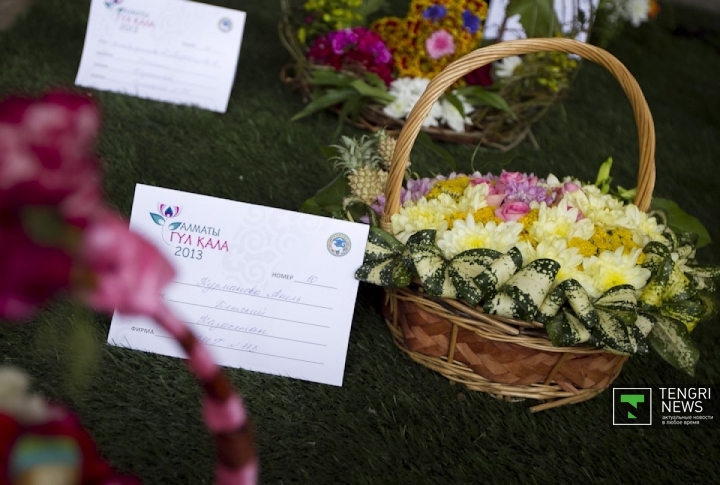 Экспозиции флористического конкурса. Фото Tengrinews©