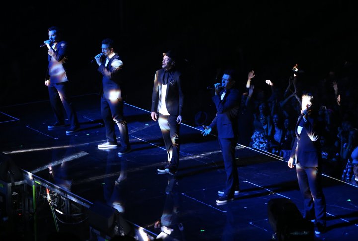 ‘N Sync выступает на MTV Video Music Awards-2013. Фото ©REUTERS