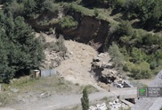 Consequences of mud flood near Almaty