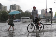 Storm in Astana