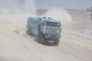 Astana team at the third stage of Dakar