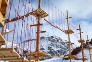 Shymbulak slackline park