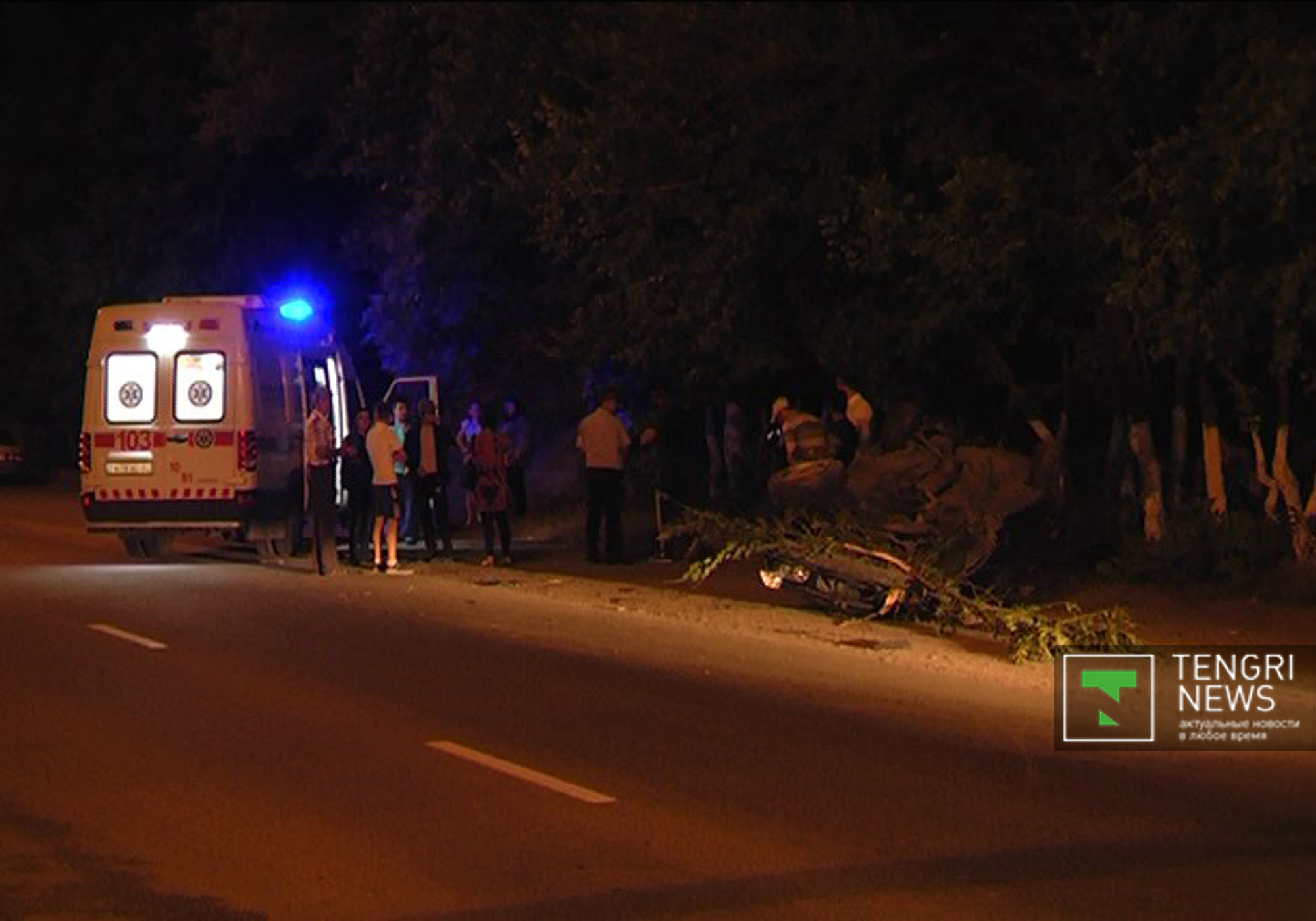 Две машины перевернулись во время ДТП в Алматы: 24 июня 2015 11:11 -  новости на Tengrinews.kz