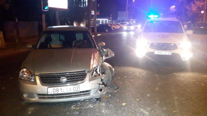 В Алматы пьяного водителя задержали очевидцы крупного ДТП