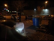 ВИДЕО: В центре Астаны авто протаранило полицейскую будку и врезалось в обменный пункт