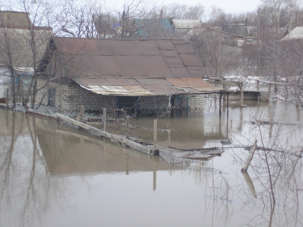 Паводки в ЗКО. Фото Жанара Берикова©