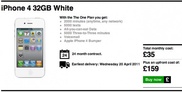 Стала известна дата начала продаж белого iPhone 4