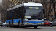 В Алматы угнали троллейбус маршрута №1
