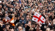 В Грузии начались акции протеста с требованием отставки Саакашвили 