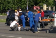Машина губернатора Иркутской области сбила пешехода