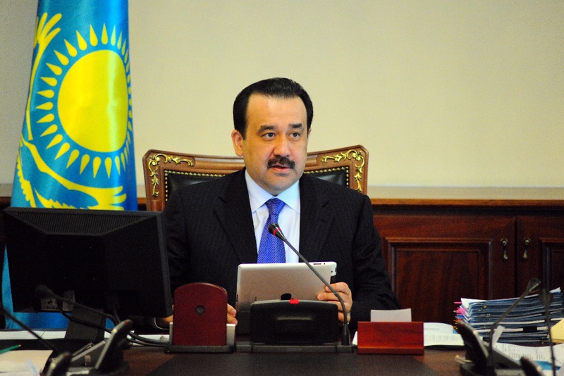 Премьер-министр РК Карим Масимов на заседании правительства. Фото с сайта flickr.com